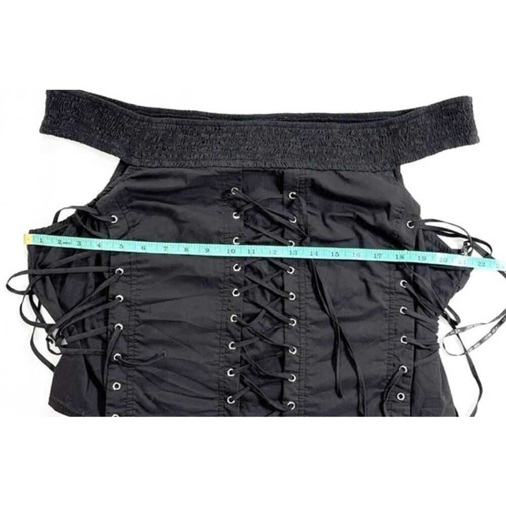 Forever 21+ Plus Black Corset Style Lace Up Top - Size 3X - Picture 9 of 9